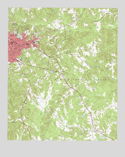 Union East, SC USGS Topographic Map