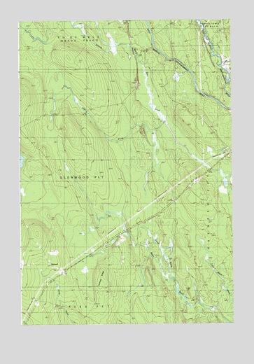Alder Brook, ME USGS Topographic Map