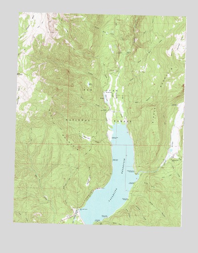 Vallecito Reservoir, CO USGS Topographic Map