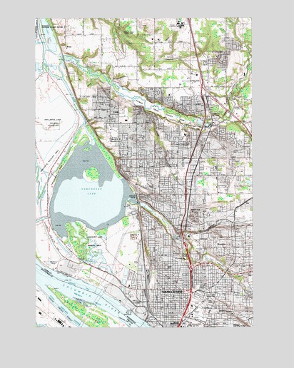 Vancouver, WA USGS Topographic Map