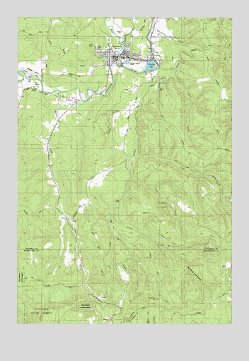 Vernonia, OR USGS Topographic Map