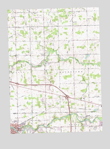 Wacousta, MI USGS Topographic Map