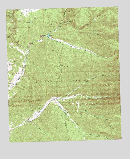 Wall Lake, NM USGS Topographic Map