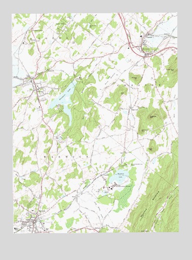 Warwick, NY USGS Topographic Map