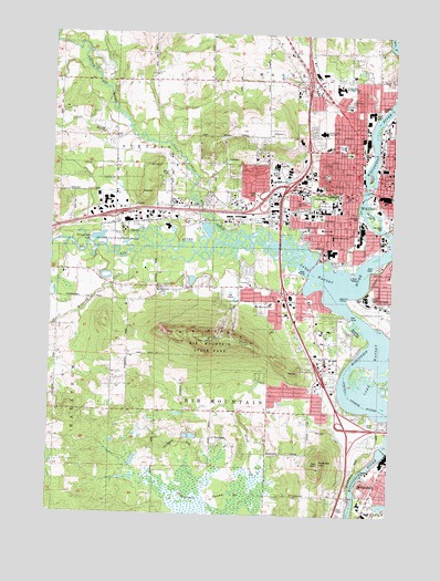 Wausau West, WI USGS Topographic Map