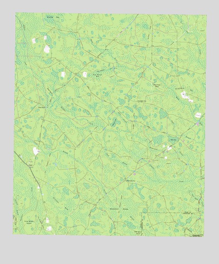 Waycross SW, GA USGS Topographic Map