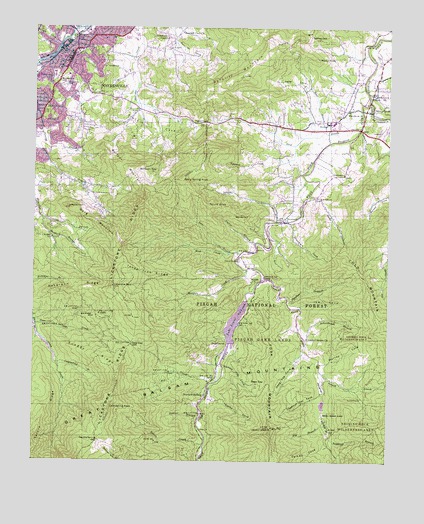 Waynesville, NC USGS Topographic Map