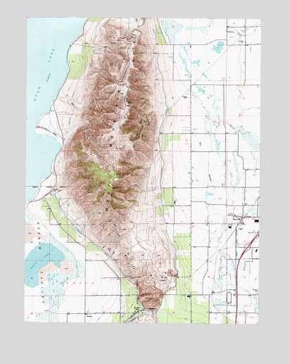 West Mountain, UT USGS Topographic Map