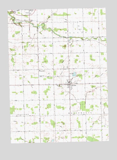 Westphalia, MI USGS Topographic Map