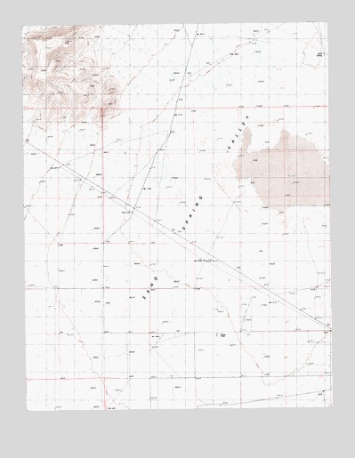 White Blotch Springs NE, NV USGS Topographic Map