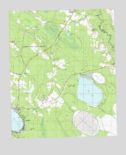 White Lake, NC USGS Topographic Map