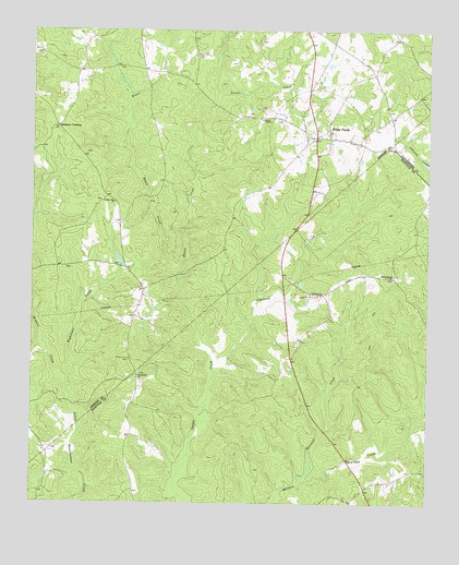 White Plains, GA USGS Topographic Map