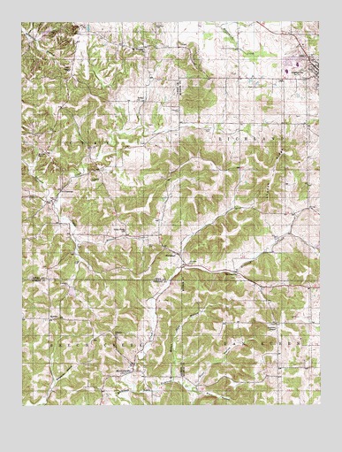Whitehall, IN USGS Topographic Map