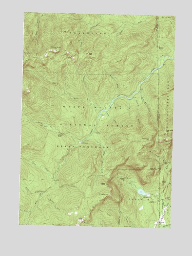 Wild River, NH USGS Topographic Map