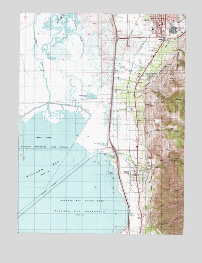 Willard, UT USGS Topographic Map