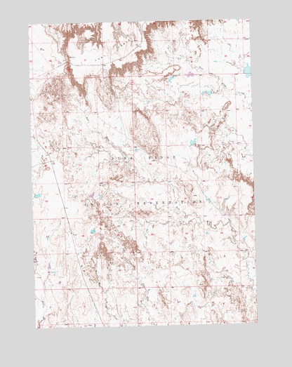 Willow Creek NE, SD USGS Topographic Map