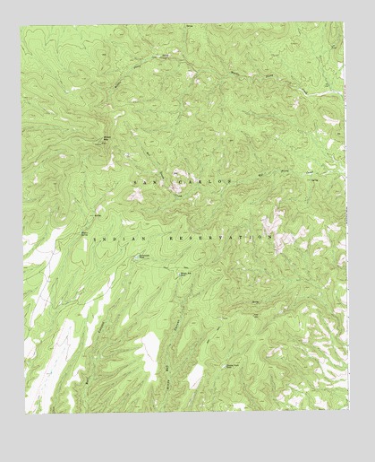 Willow Mountain, AZ USGS Topographic Map