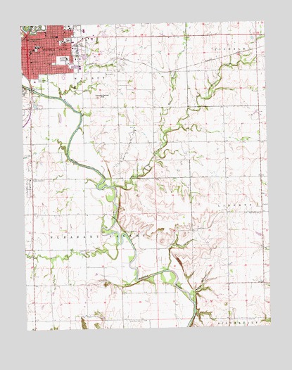Winfield, KS USGS Topographic Map