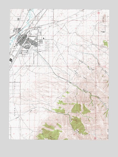 Winnemucca East, NV USGS Topographic Map