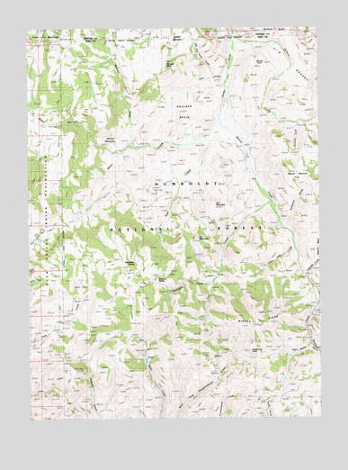 Winter Ridge, NV USGS Topographic Map