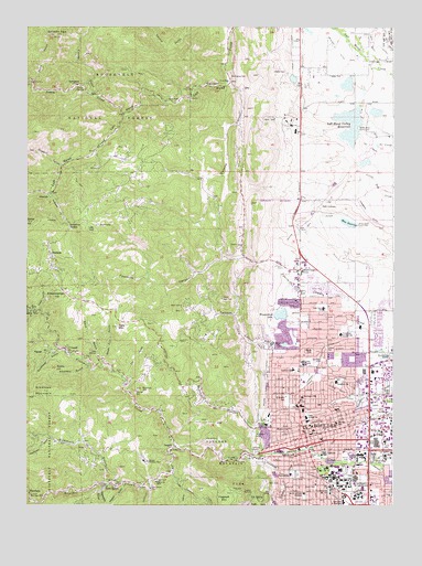 Boulder, CO USGS Topographic Map