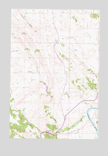 Wolf Creek, MT USGS Topographic Map