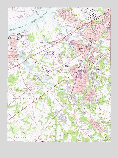 Woodbury, NJ USGS Topographic Map