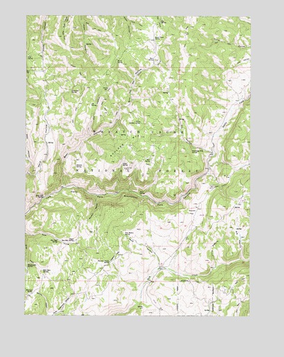 Boulder Mountain, UT USGS Topographic Map