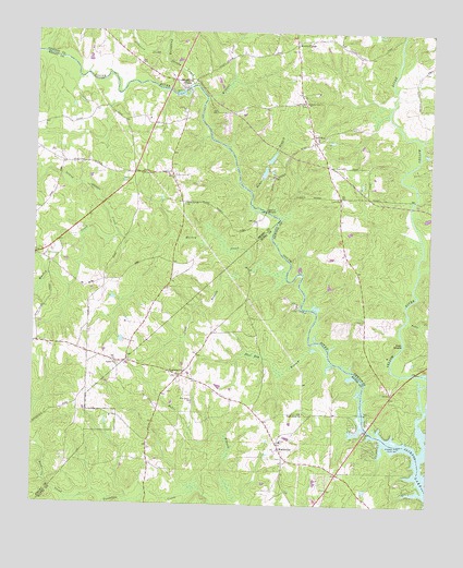 Worthville, GA USGS Topographic Map