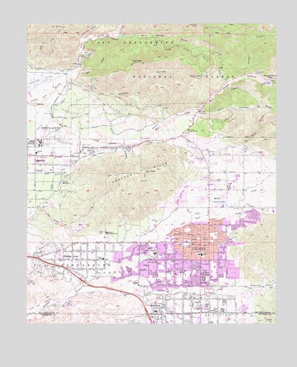 Yucaipa, CA USGS Topographic Map