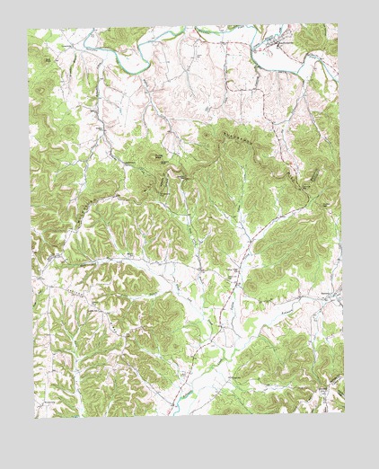 Bradfordsville, KY USGS Topographic Map