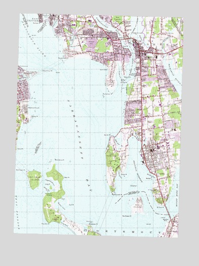 Bristol, RI USGS Topographic Map