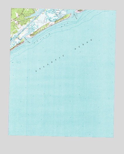 Browns Inlet, NC USGS Topographic Map