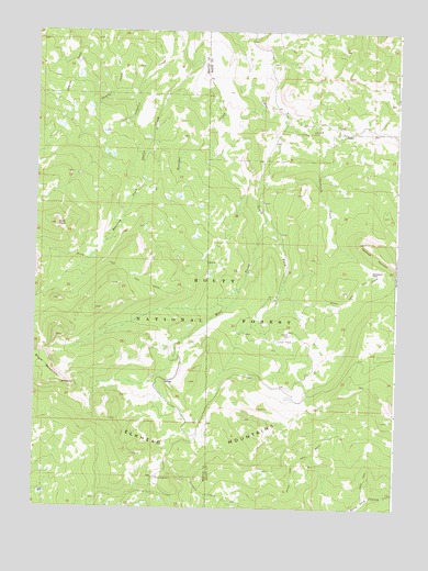Buck Point, CO USGS Topographic Map