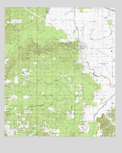 Allen, LA USGS Topographic Map