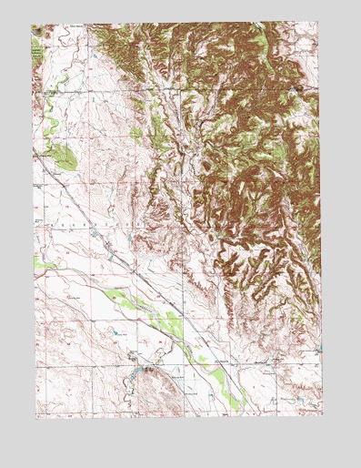 Burdock, SD USGS Topographic Map