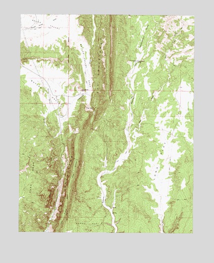 Butler Valley, UT USGS Topographic Map