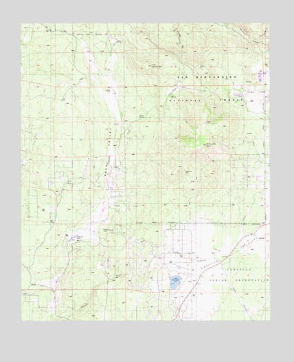 Cahuilla Mountain, CA USGS Topographic Map