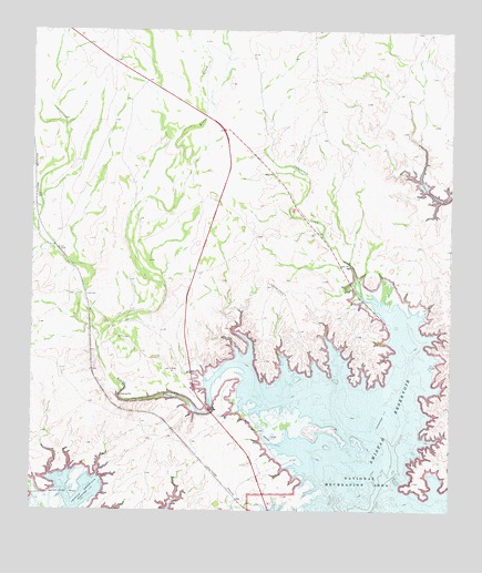 California Creek, TX USGS Topographic Map