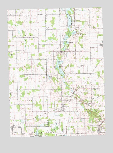 Camden, MI USGS Topographic Map