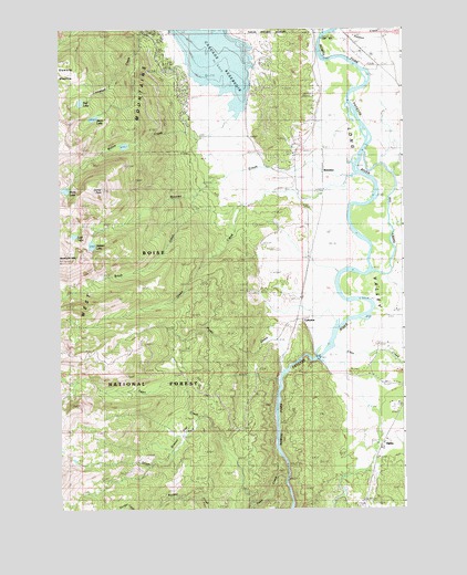 Alpha, ID USGS Topographic Map