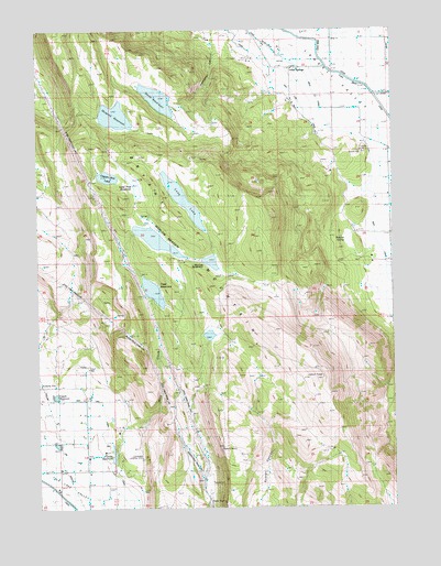 Bryant Mountain, OR USGS Topographic Map