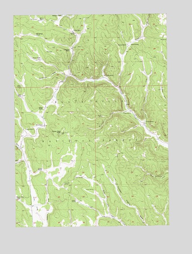 Crows Nest Peak, SD USGS Topographic Map