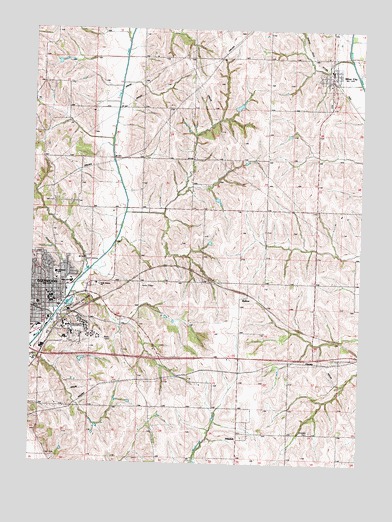 Glenwood, IA USGS Topographic Map