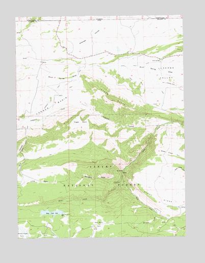 Jessen Butte, UT USGS Topographic Map