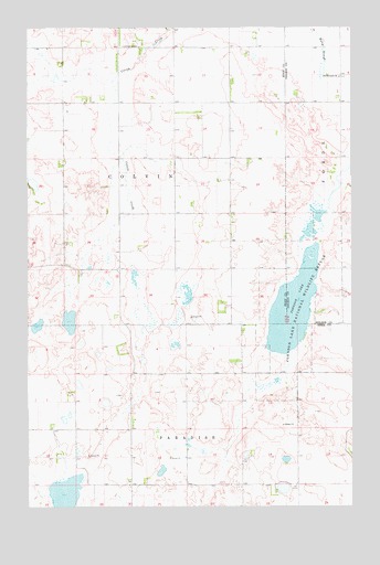 Johnson Lake, ND USGS Topographic Map