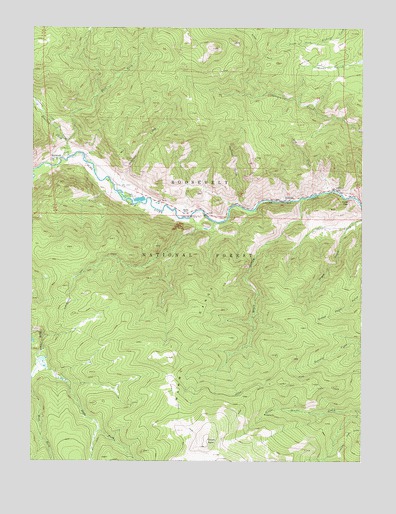 Kinikinik, CO USGS Topographic Map
