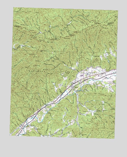Marble, NC USGS Topographic Map