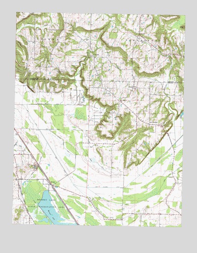 Mermet, IL USGS Topographic Map