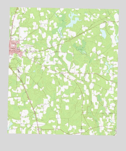 Nashville East, GA USGS Topographic Map